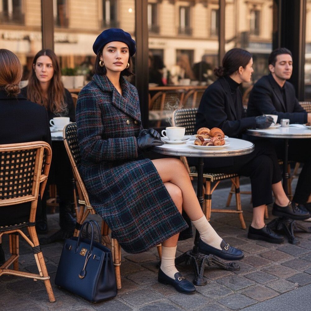 Marc Jacobs Coat Authentic Rare Plaid Wool Tweed Double-Breasted EUC - Picture 4 of 8